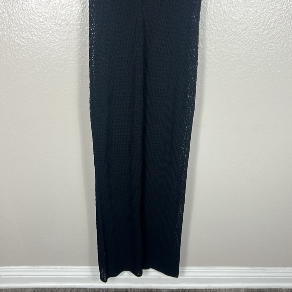 Monday Swimwear Monte Carlo Tie Dress Black Lace Crochet - Picture 8 of 12